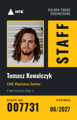 Workshop portrait front with fictional example details
