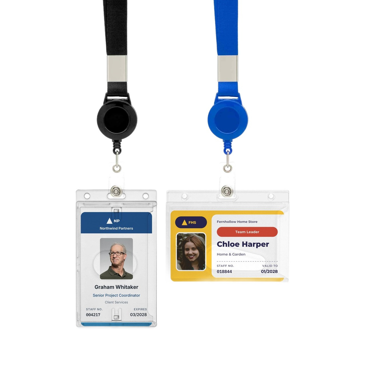 Lanyard and card holder bundle